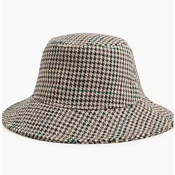 Jcrew Factory Houndstooth bucket hat